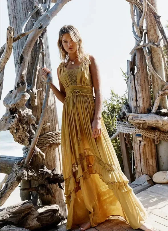 Vestido Boho Mary Jane